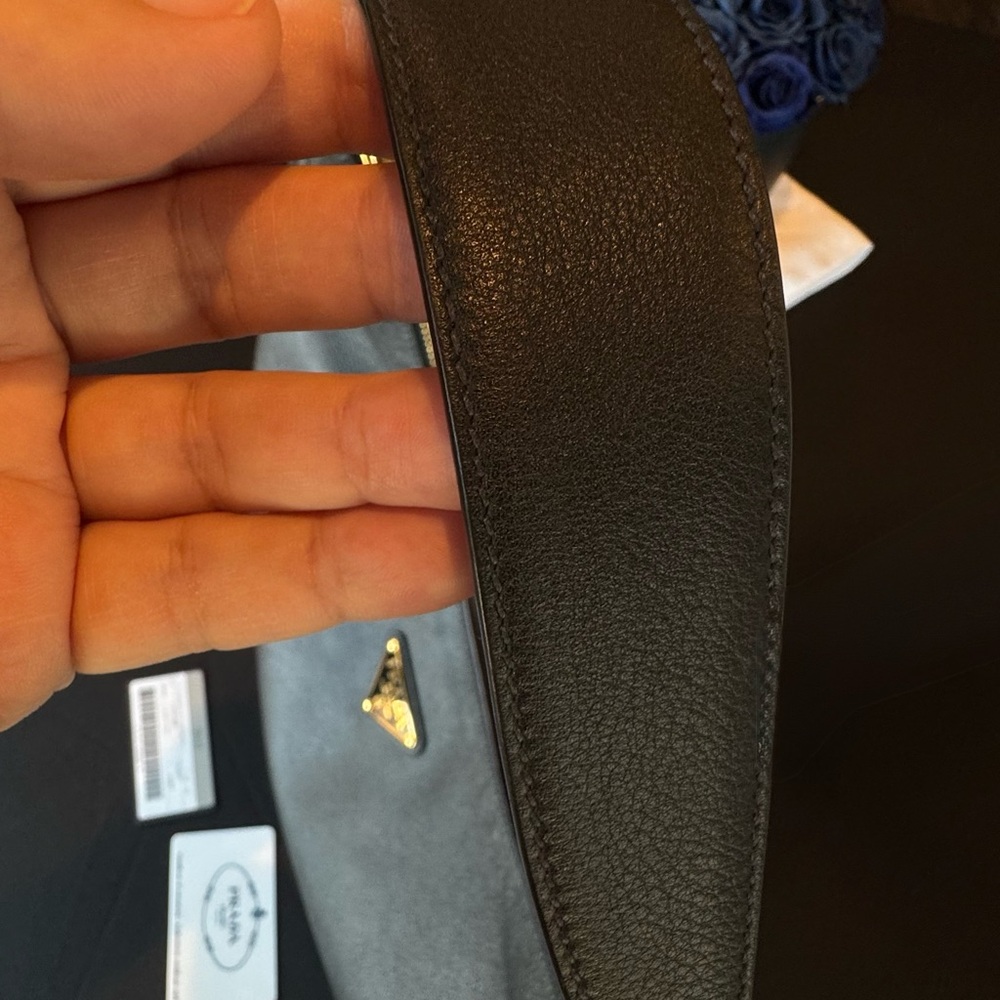 NWOT Prada Arque Large Black Leather Shoulder Bag - Picture 11 of 13